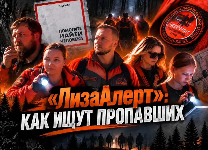 50 участников, четыре микрорайона и задача найти человека: один день с отрядом «ЛизаАлерт» в Краснодаре 