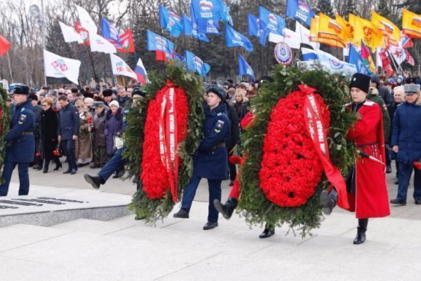 Краснодара начал отмечать 74 годовщину освобождения от фашистов