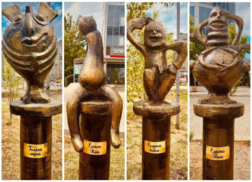 Скульптуры персонажей ругательного фольклора в Краснодаре установили незаконно