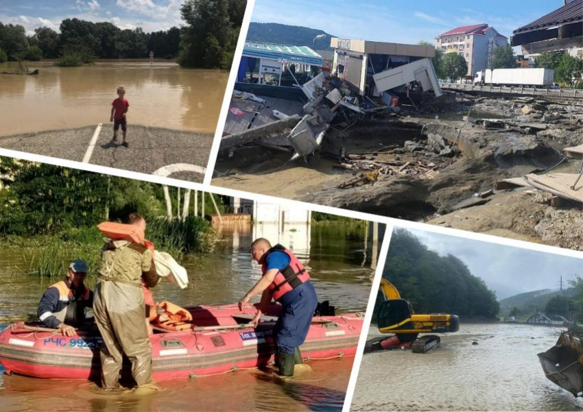 Паводки на Кубани: спасатели ликвидируют оставшиеся последствия стихии