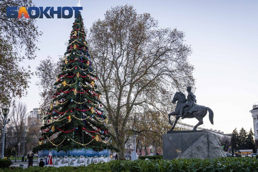 Движение в центре Краснодара перекроют на три дня из-за губернаторских ёлок