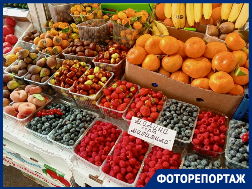 Китайские мандарины, унаби и вторая волна арбузов: смотрим ассортимент и цены «осеннего» рынка Краснодара 