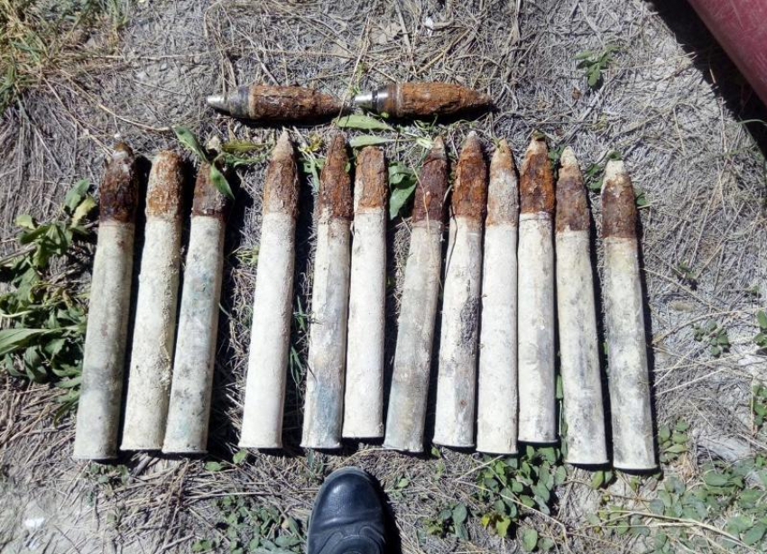 На Кубани обнаружили схрон с боеприпасами времен Великой Отечественной войны