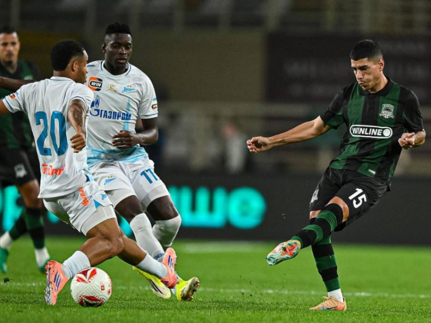 ФК «Краснодар» всухую разгромил «Зенит» в матче Зимнего кубка РПЛ