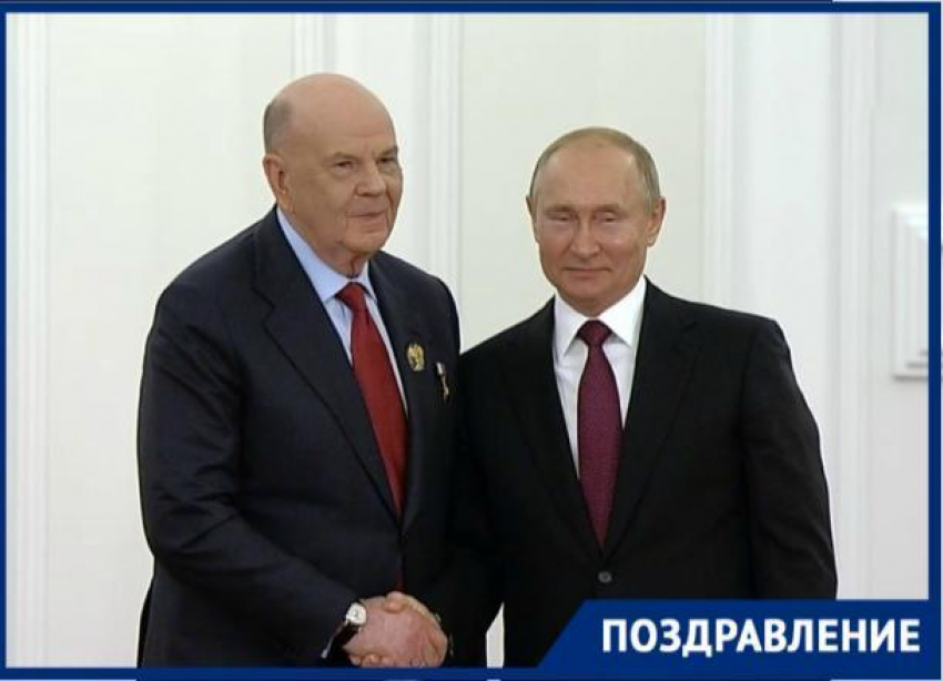 Путин вручил Государственную премию главврачу краснодарской больницы Владимиру Порханову 