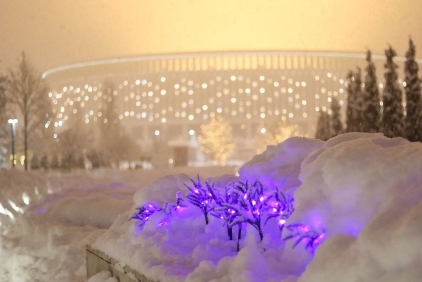 «Молимся за здоровье Галицкого»: зимнюю сказку в парке «Краснодар» сняли на видео