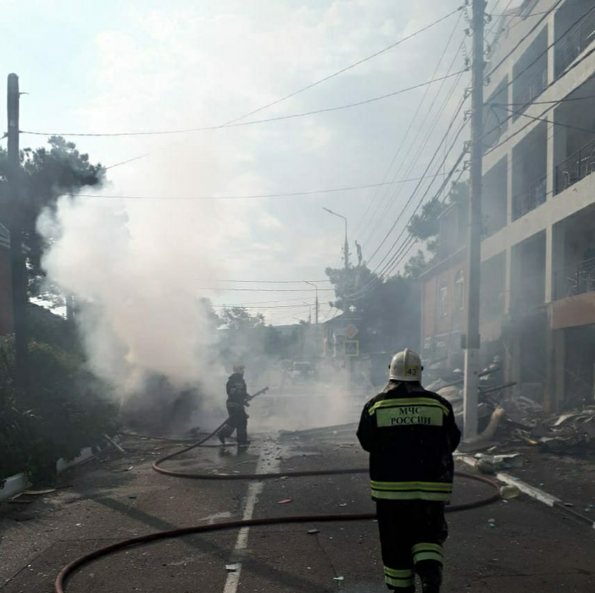 СК организовал проверку по факту взрыва в гостинице Геленджика 