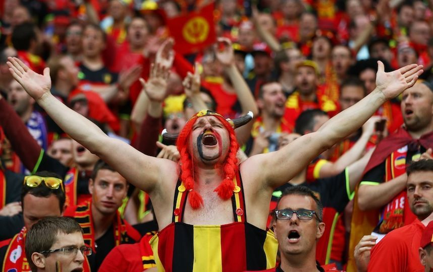 Получил перелом празднующий победу бельгийский фанат в Сочи